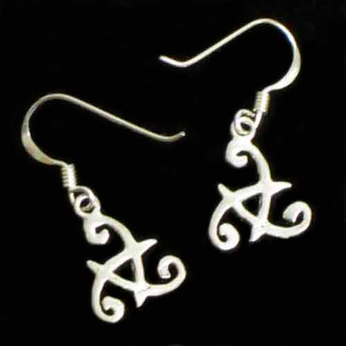 Imagen pendientes colgar plata formas